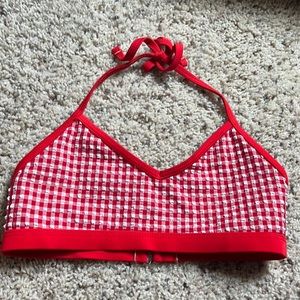 Cat and Jack Swimsuit Girls. It’s a medium (7/8) both top and bottom.